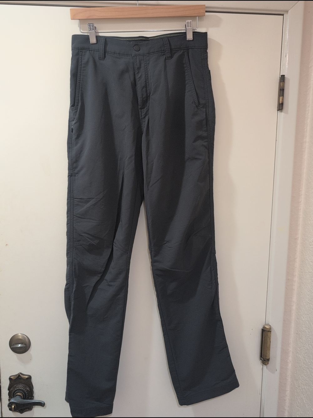 Alpine Design Men's Trailhead Outdoor Hiking Charcoal Gray Chinos Pants 30x32